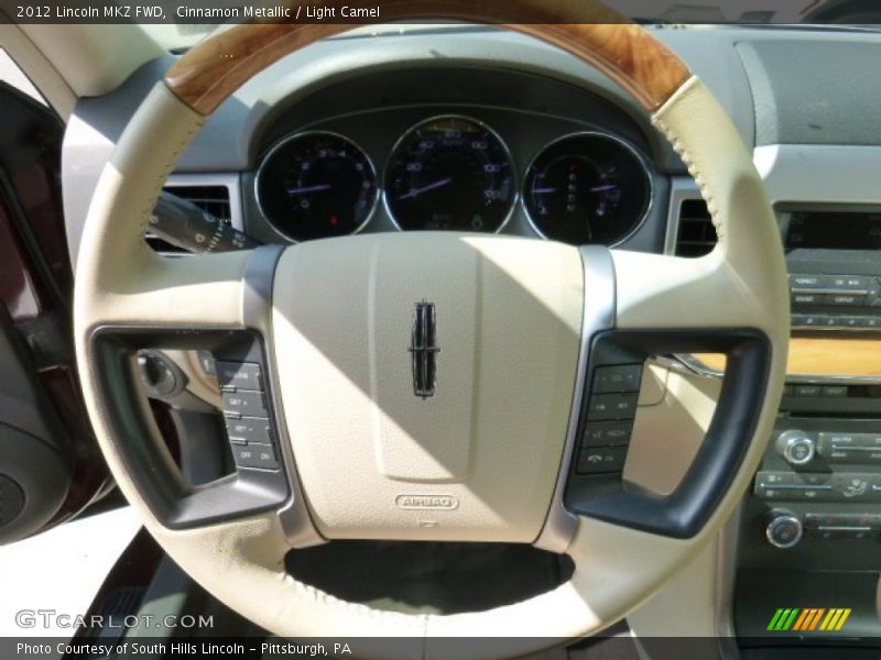 Cinnamon Metallic / Light Camel 2012 Lincoln MKZ FWD