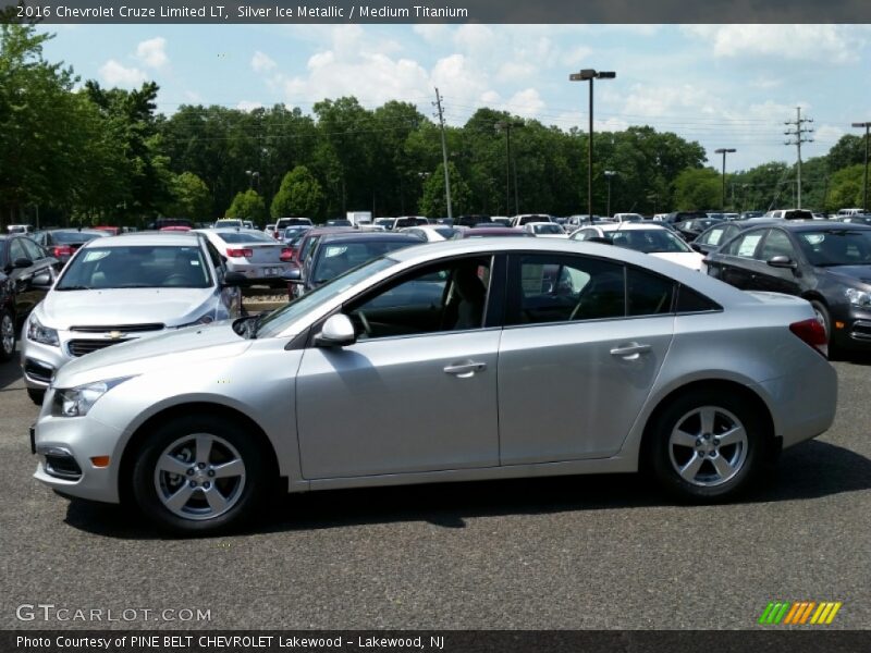Silver Ice Metallic / Medium Titanium 2016 Chevrolet Cruze Limited LT