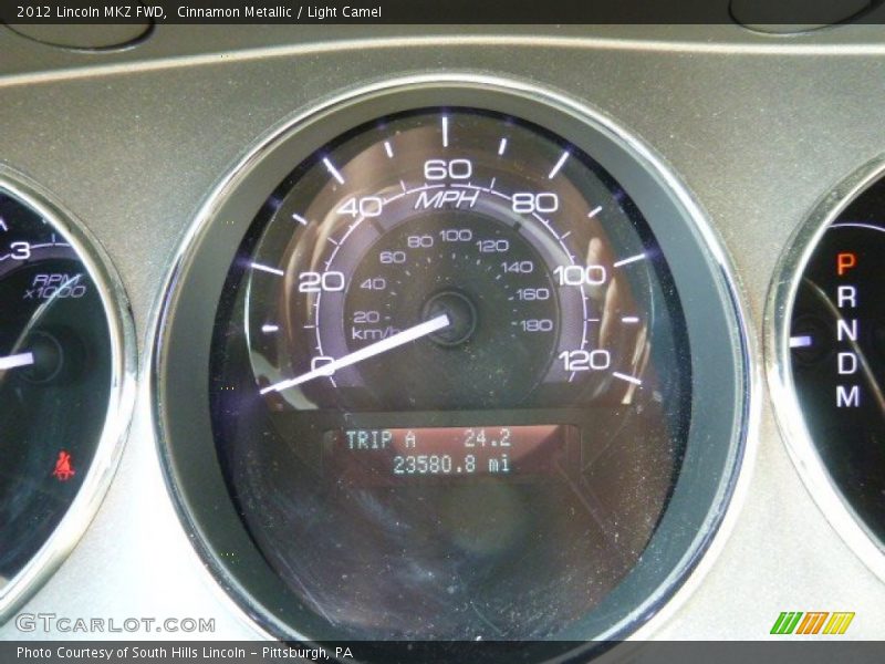 Cinnamon Metallic / Light Camel 2012 Lincoln MKZ FWD