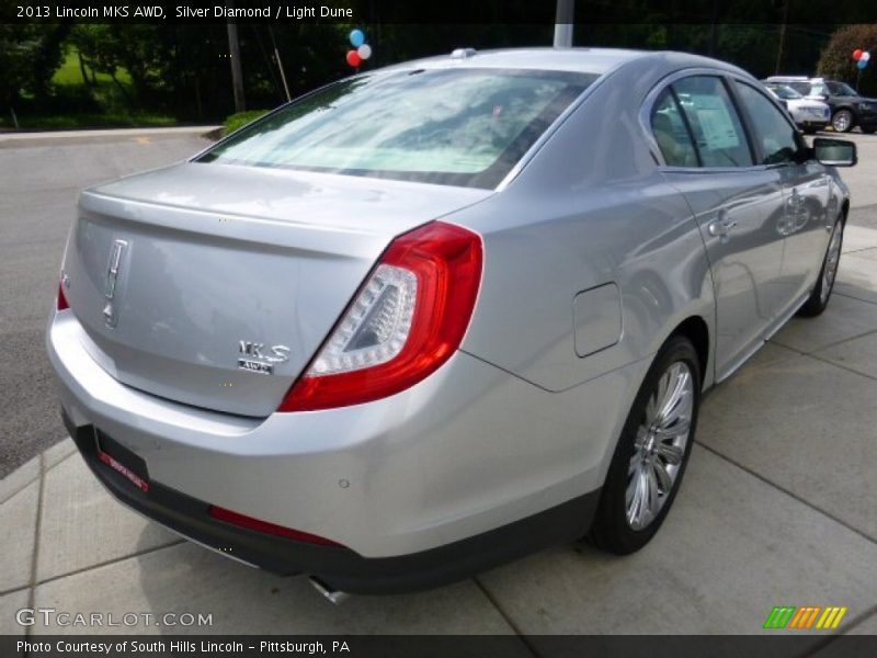 Silver Diamond / Light Dune 2013 Lincoln MKS AWD