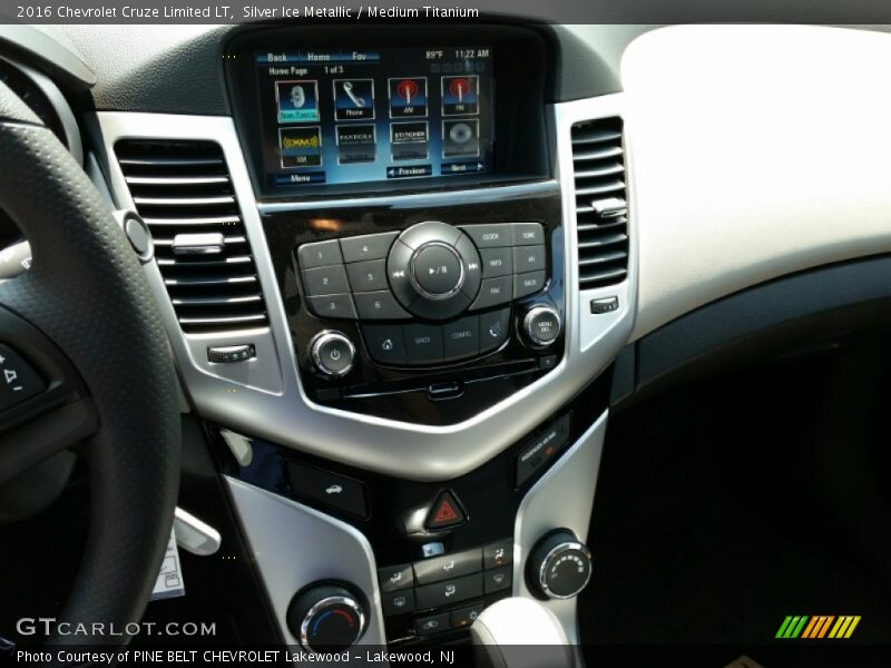 Silver Ice Metallic / Medium Titanium 2016 Chevrolet Cruze Limited LT