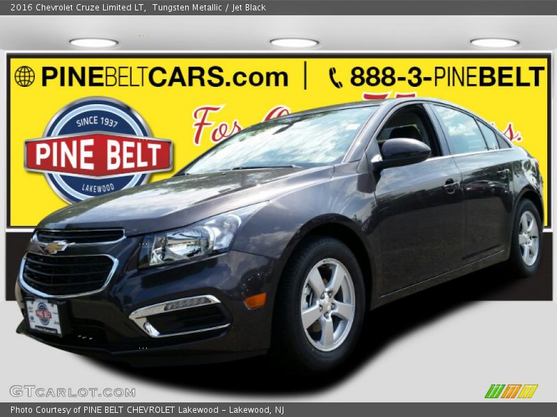 Tungsten Metallic / Jet Black 2016 Chevrolet Cruze Limited LT