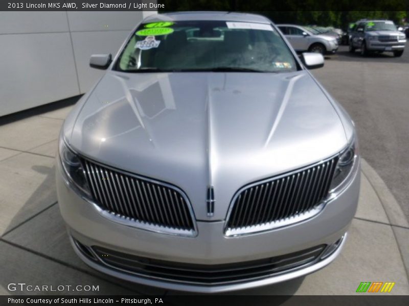 Silver Diamond / Light Dune 2013 Lincoln MKS AWD