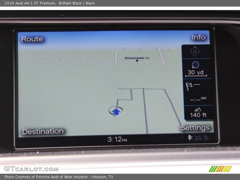 Navigation of 2016 A4 2.0T Premium