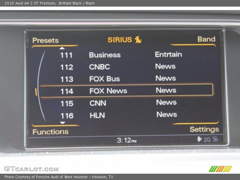 Brilliant Black / Black 2016 Audi A4 2.0T Premium