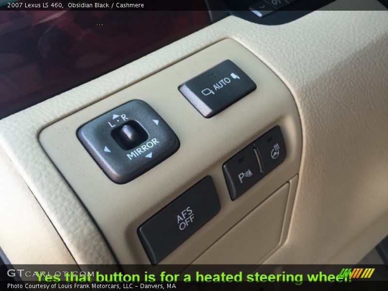 Obsidian Black / Cashmere 2007 Lexus LS 460
