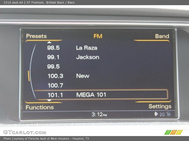 Brilliant Black / Black 2016 Audi A4 2.0T Premium