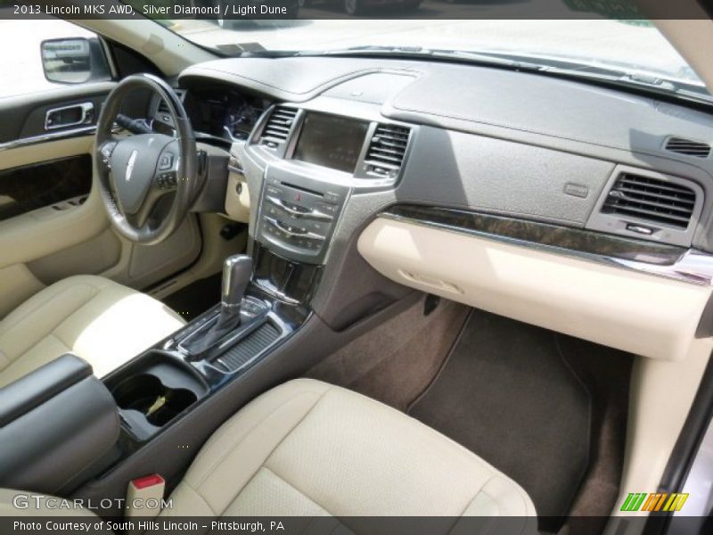 Silver Diamond / Light Dune 2013 Lincoln MKS AWD