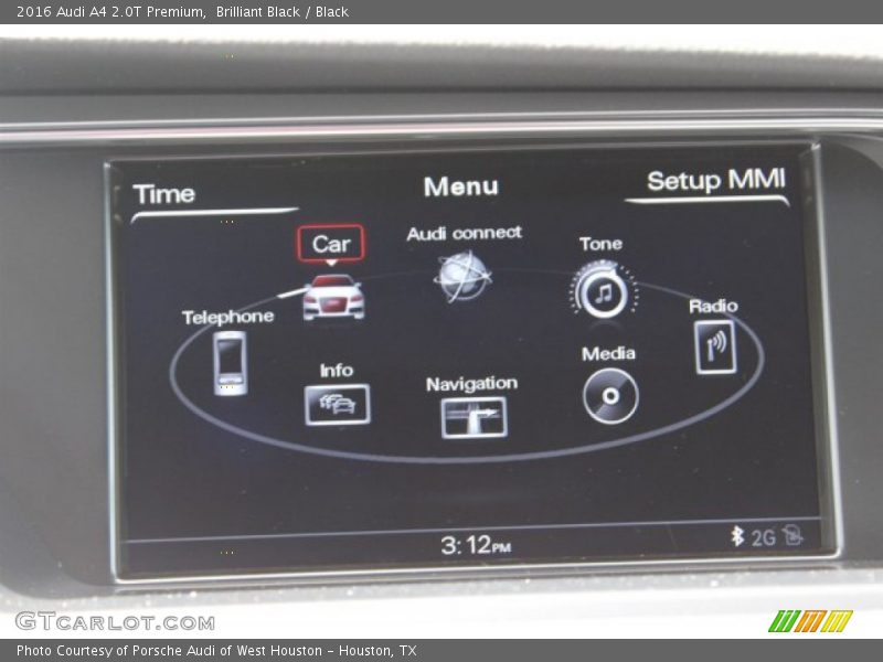 Controls of 2016 A4 2.0T Premium