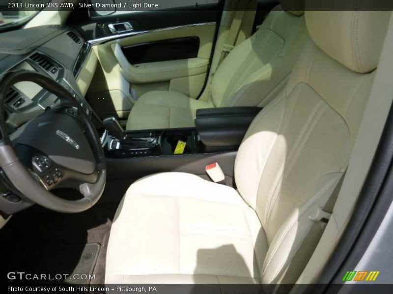 Silver Diamond / Light Dune 2013 Lincoln MKS AWD
