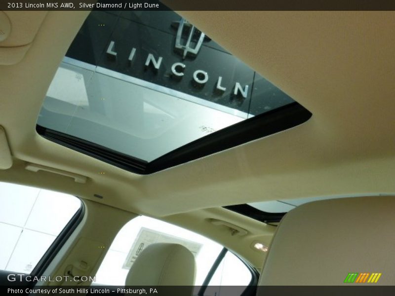 Silver Diamond / Light Dune 2013 Lincoln MKS AWD