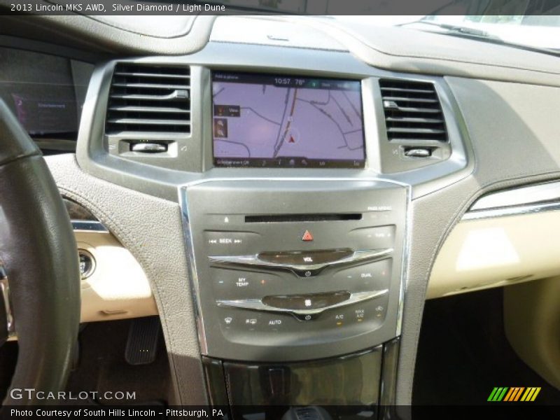 Silver Diamond / Light Dune 2013 Lincoln MKS AWD