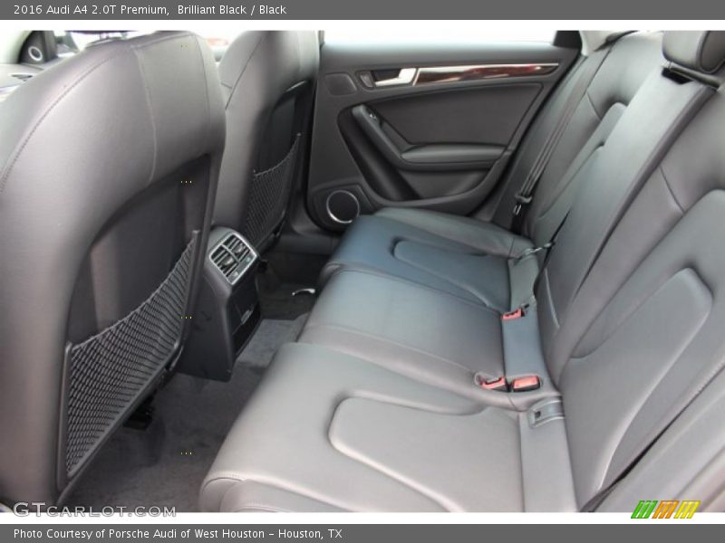 Rear Seat of 2016 A4 2.0T Premium