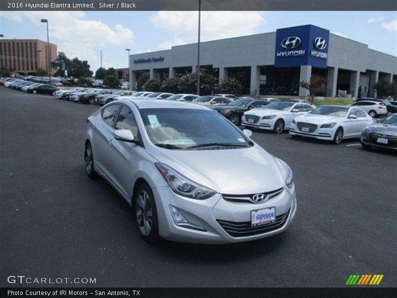 Silver / Black 2016 Hyundai Elantra Limited