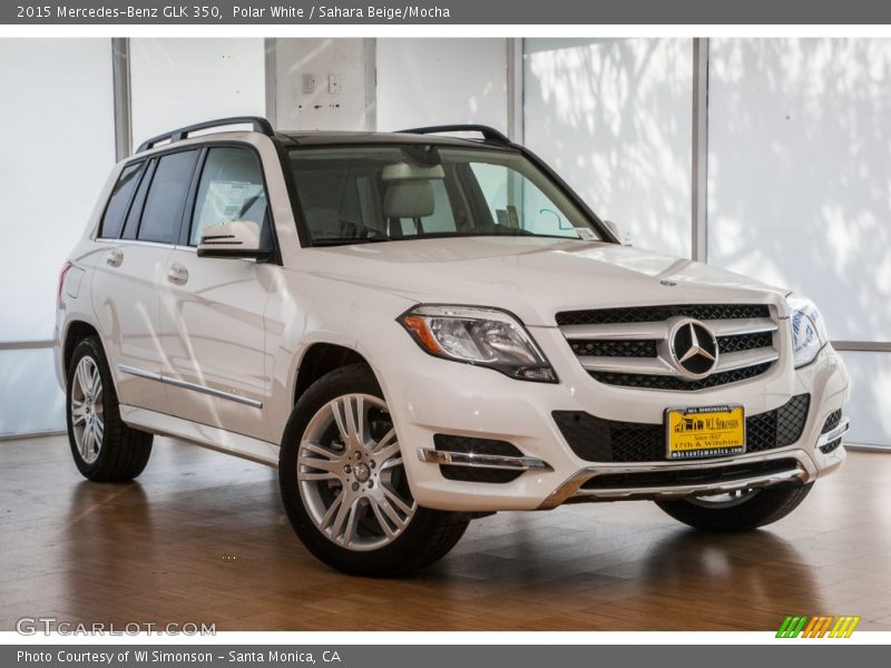 Polar White / Sahara Beige/Mocha 2015 Mercedes-Benz GLK 350