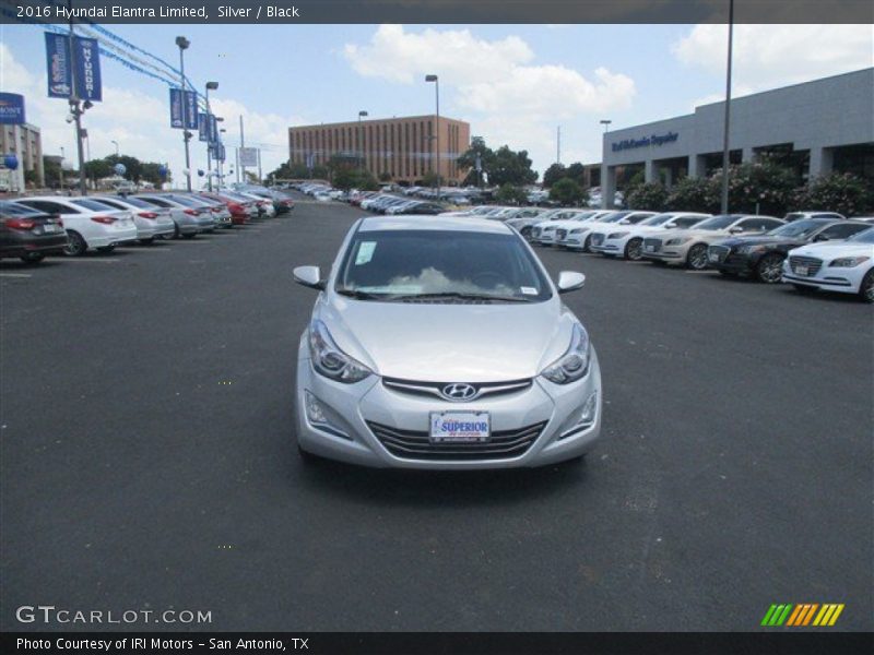 Silver / Black 2016 Hyundai Elantra Limited