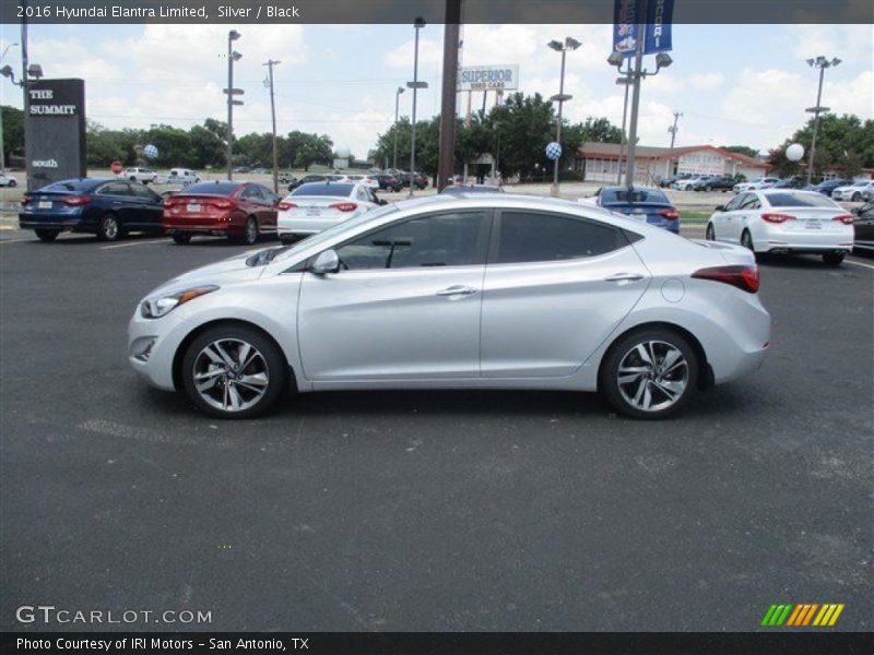 Silver / Black 2016 Hyundai Elantra Limited