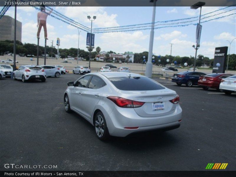 Silver / Black 2016 Hyundai Elantra Limited