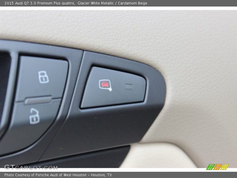 Glacier White Metallic / Cardamom Beige 2015 Audi Q7 3.0 Premium Plus quattro
