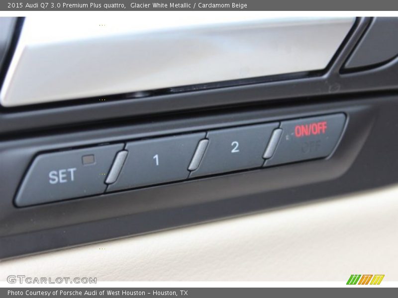 Glacier White Metallic / Cardamom Beige 2015 Audi Q7 3.0 Premium Plus quattro