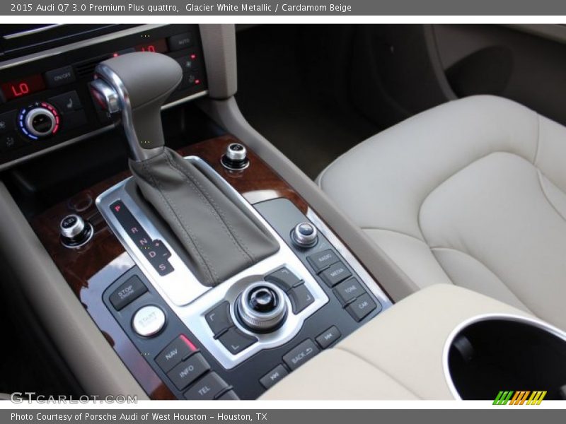 Glacier White Metallic / Cardamom Beige 2015 Audi Q7 3.0 Premium Plus quattro
