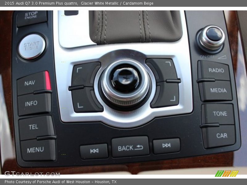 Glacier White Metallic / Cardamom Beige 2015 Audi Q7 3.0 Premium Plus quattro