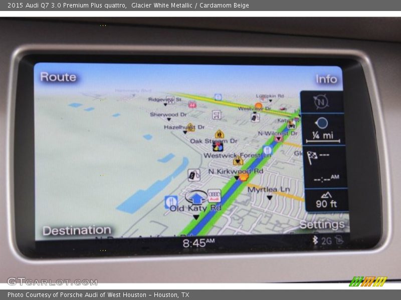 Glacier White Metallic / Cardamom Beige 2015 Audi Q7 3.0 Premium Plus quattro