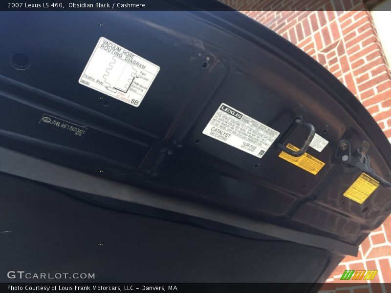 Obsidian Black / Cashmere 2007 Lexus LS 460