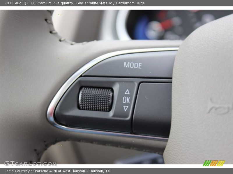 Glacier White Metallic / Cardamom Beige 2015 Audi Q7 3.0 Premium Plus quattro