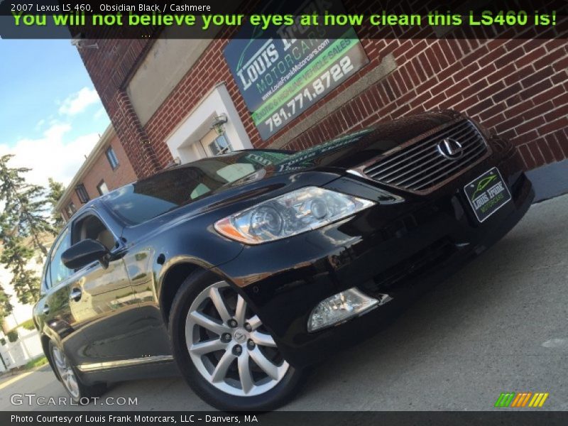 Obsidian Black / Cashmere 2007 Lexus LS 460