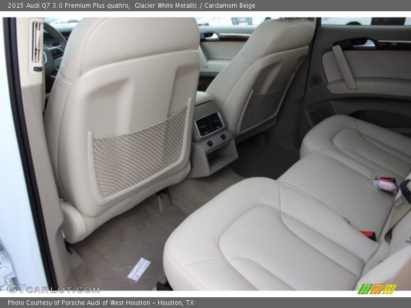 Glacier White Metallic / Cardamom Beige 2015 Audi Q7 3.0 Premium Plus quattro