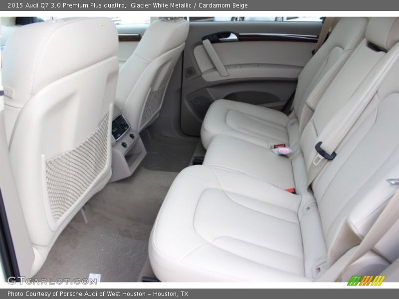 Glacier White Metallic / Cardamom Beige 2015 Audi Q7 3.0 Premium Plus quattro