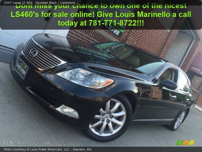 Obsidian Black / Cashmere 2007 Lexus LS 460