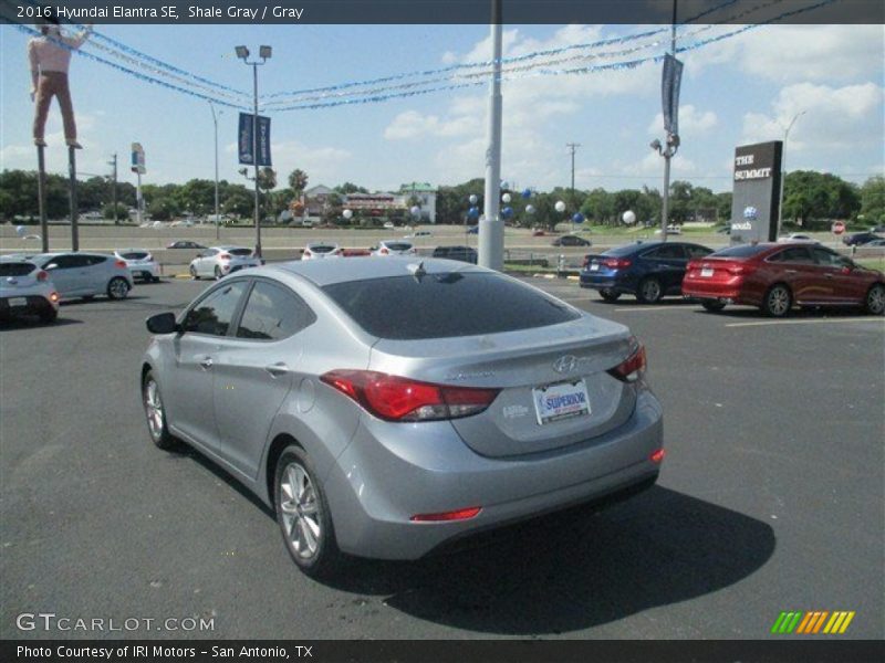 Shale Gray / Gray 2016 Hyundai Elantra SE