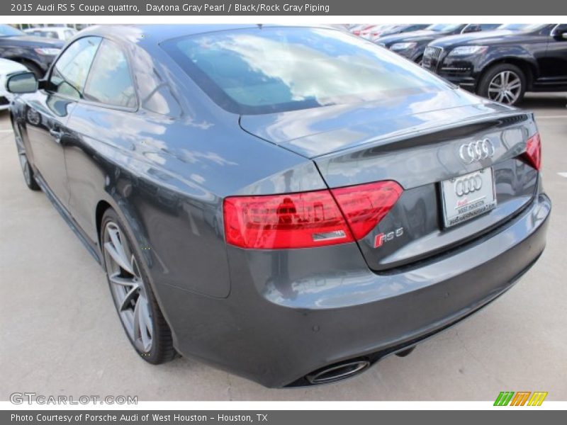 Daytona Gray Pearl / Black/Rock Gray Piping 2015 Audi RS 5 Coupe quattro