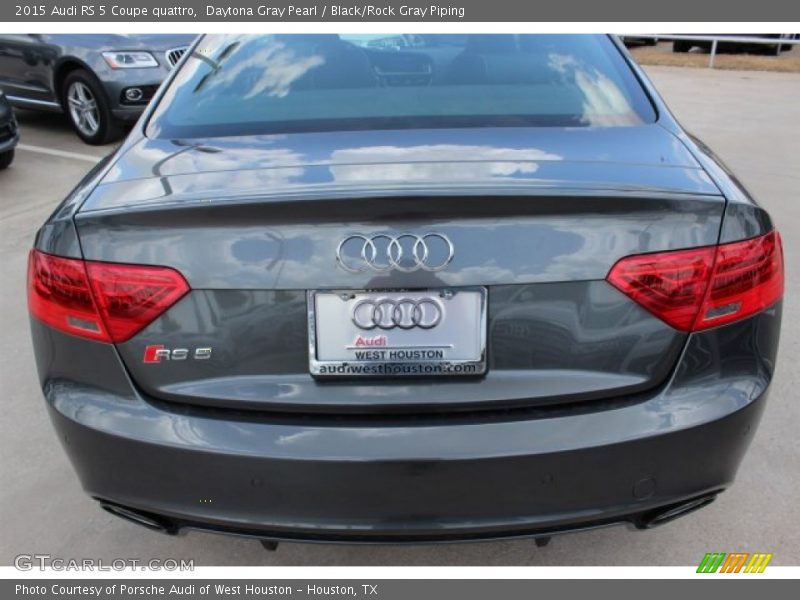 Daytona Gray Pearl / Black/Rock Gray Piping 2015 Audi RS 5 Coupe quattro