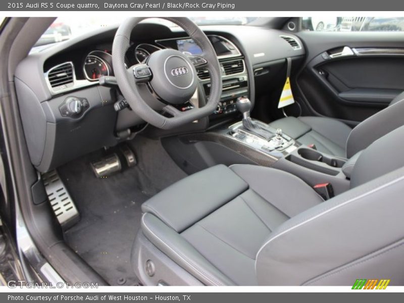 Black/Rock Gray Piping Interior - 2015 RS 5 Coupe quattro 