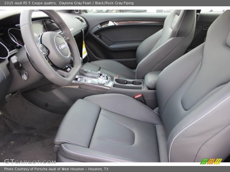 Front Seat of 2015 RS 5 Coupe quattro