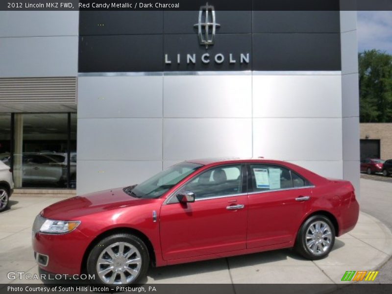 Red Candy Metallic / Dark Charcoal 2012 Lincoln MKZ FWD