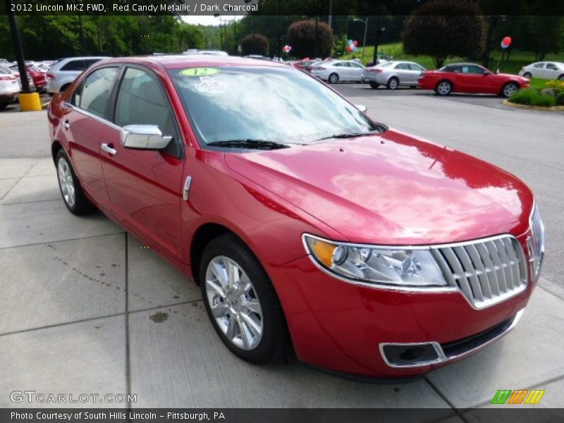 Red Candy Metallic / Dark Charcoal 2012 Lincoln MKZ FWD