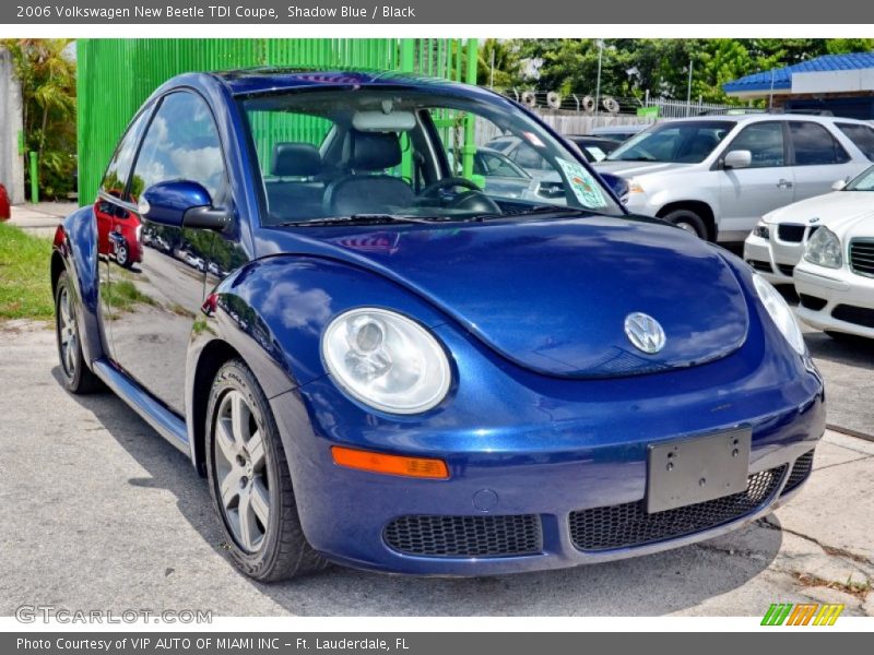 Shadow Blue / Black 2006 Volkswagen New Beetle TDI Coupe