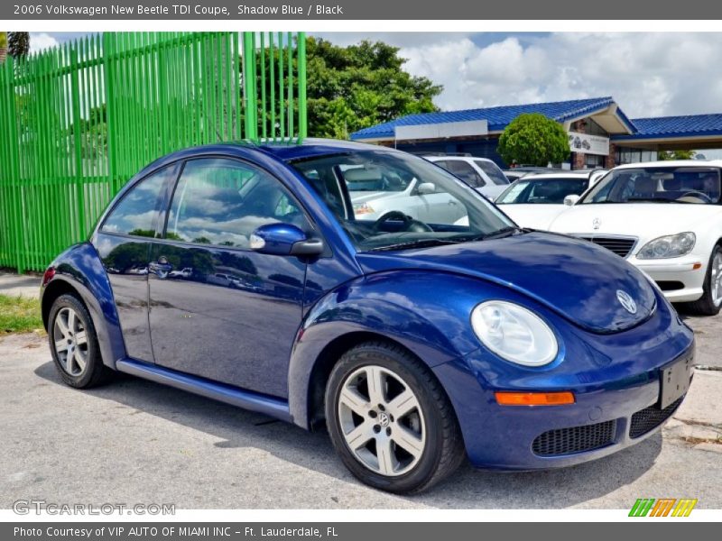 Shadow Blue / Black 2006 Volkswagen New Beetle TDI Coupe