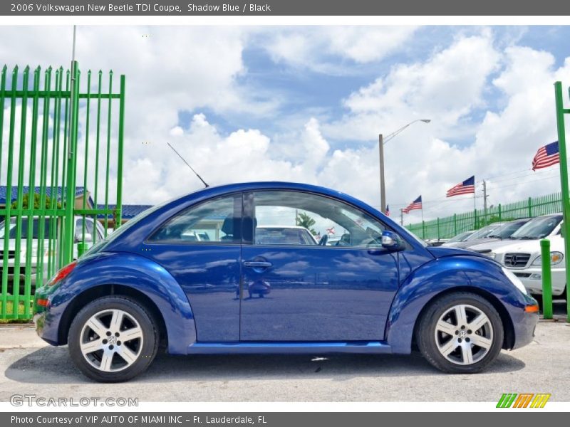 Shadow Blue / Black 2006 Volkswagen New Beetle TDI Coupe