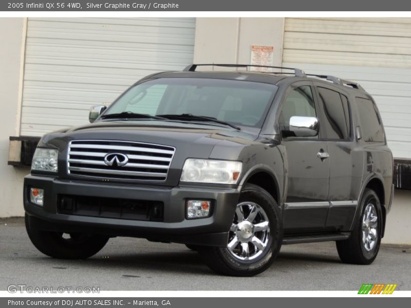 Silver Graphite Gray / Graphite 2005 Infiniti QX 56 4WD