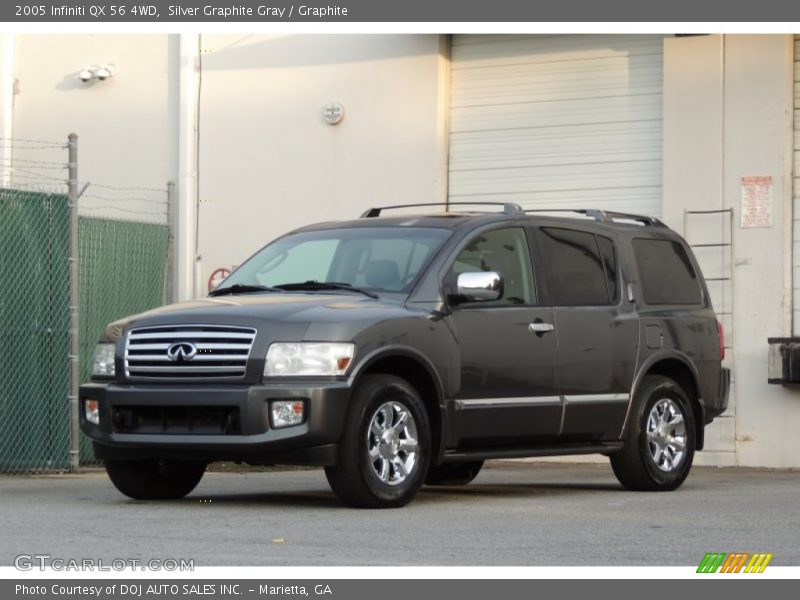 Silver Graphite Gray / Graphite 2005 Infiniti QX 56 4WD