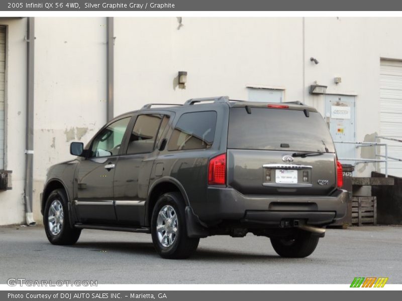 Silver Graphite Gray / Graphite 2005 Infiniti QX 56 4WD