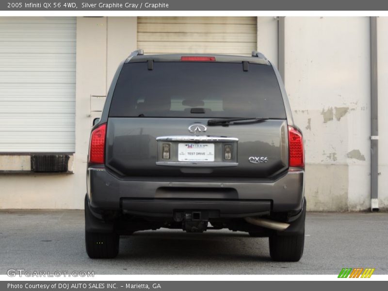 Silver Graphite Gray / Graphite 2005 Infiniti QX 56 4WD