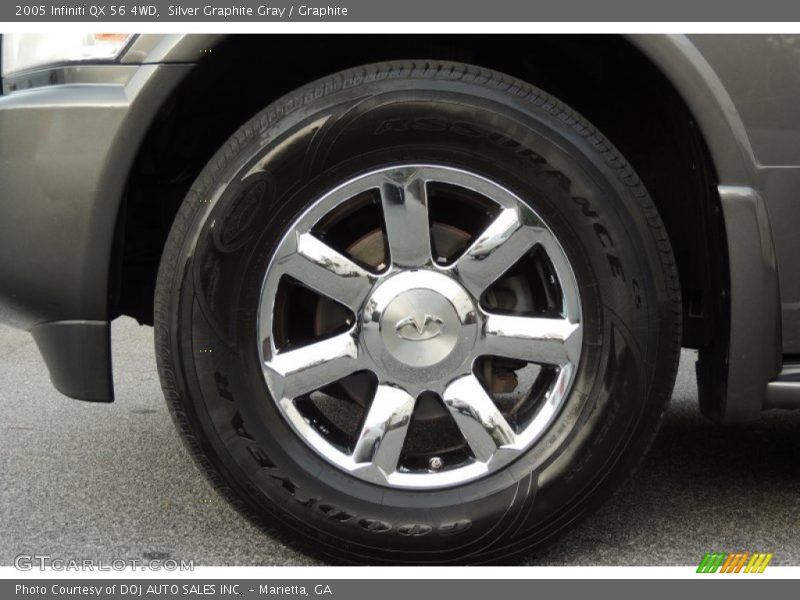 Silver Graphite Gray / Graphite 2005 Infiniti QX 56 4WD