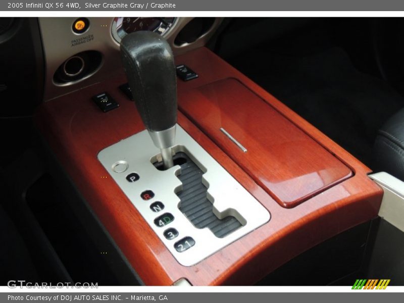 Silver Graphite Gray / Graphite 2005 Infiniti QX 56 4WD