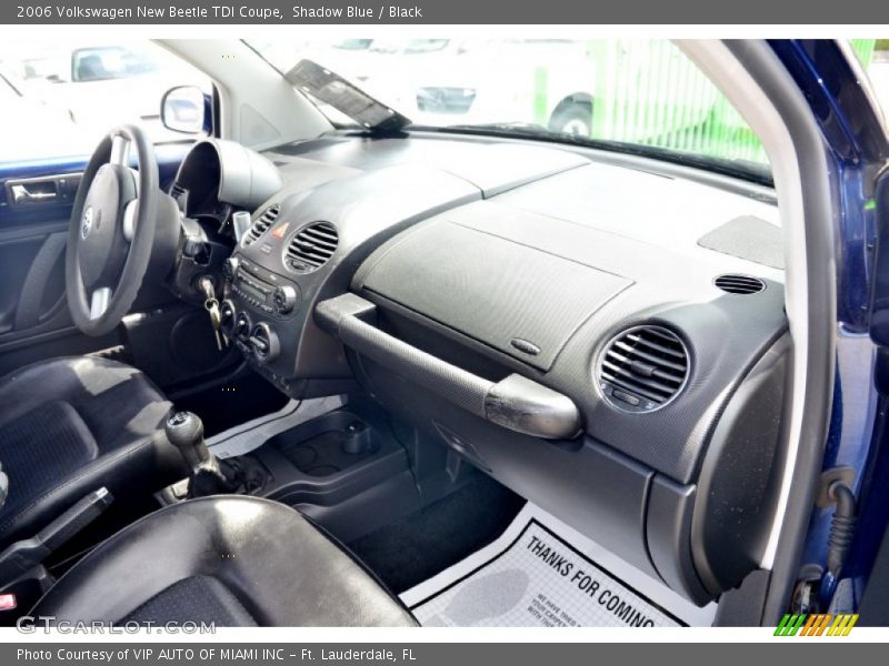 Shadow Blue / Black 2006 Volkswagen New Beetle TDI Coupe